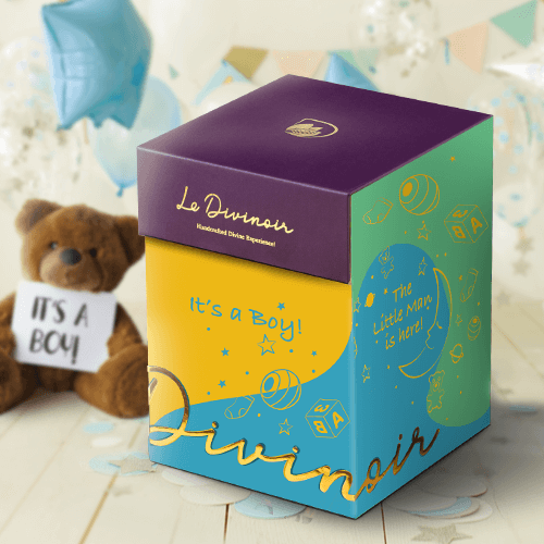Birth Announcement Chocolate Gift Box (Boy)